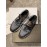 Berluti Shadow Spring Knitted Leather Sneakers Gray For Men 