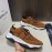 Berluti Shadow Spring Knitted Leather Sneakers For Men Brown