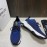 Berluti Shadow Spring Knitted Leather Sneakers Blue For Men 