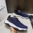 Berluti Shadow Spring Blue Knitted Leather Sneakers For Men 