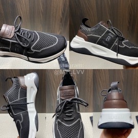 Berluti Shadow Spring Knitted Leather Sneakers For Men 