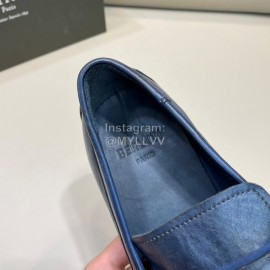 Berluti Fashion Leather Casual Shoes For Men Navy