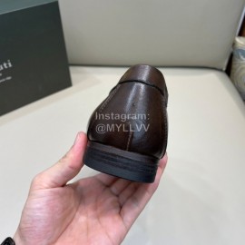 Berluti Fashion Leather Casual Shoes For Men Coffee