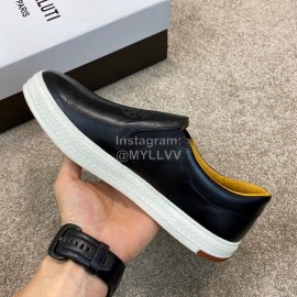 Berluti Stellar New Leather Casual Shoes For Men Black