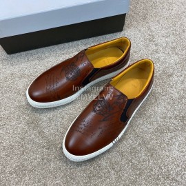 Berluti Stellar New Leather Casual Shoes For Men Brown