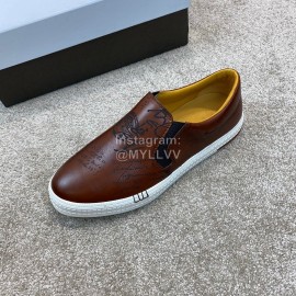 Berluti Stellar New Leather Casual Shoes For Men Brown