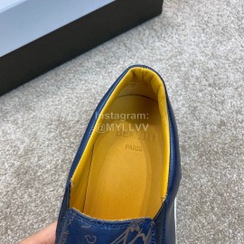 Berluti Stellar New Leather Casual Shoes For Men Navy