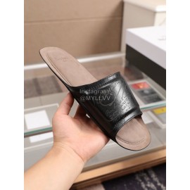 Berluti Stellar New Calf Leather Casual Slippers For Men Black