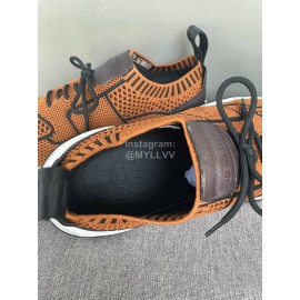 Berluti Shadow Light Knitted Leather Sneakers For Men Brown