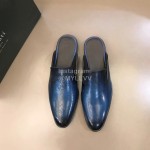 Berluti Fashion Calf Leather Casual Scandals For Men Blue
