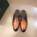 Berluti Fashion Calf Leather Casual Scandals For Men Tan
