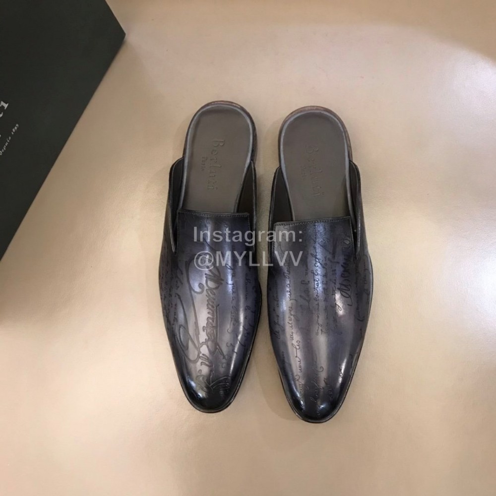 Berluti Fashion Calf Leather Casual Scandals For Men Gray