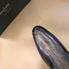 Berluti Fashion Calf Leather Casual Scandals For Men Gray