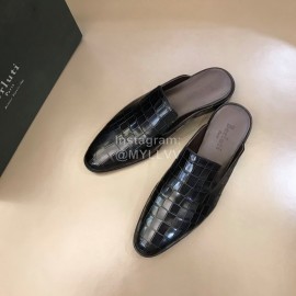 Berluti Fashion Plaid Calf Leather Casual Scandals For Men Black