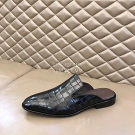 Berluti Fashion Plaid Calf Leather Casual Scandals For Men Black