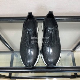 Berluti Black Calf Leather Casual Shoes For Men 
