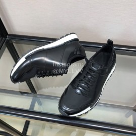 Berluti Calf Leather Casual Sneakers For Men Black