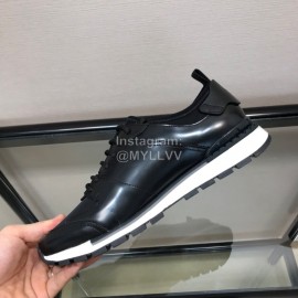 Berluti Calf Leather Casual Sneakers For Men Black