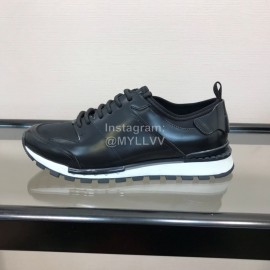 Berluti Calf Leather Casual Sneakers For Men Black