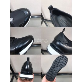 Berluti Calf Leather Casual Sneakers For Men Black