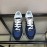 Berluti Calf Leather Elastic Cloth Casual Sneakers For Men Blue