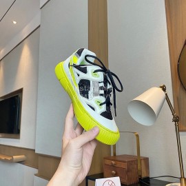 Both Autumn And Winter New Leather Sports Casual Shoes For Women Yellow