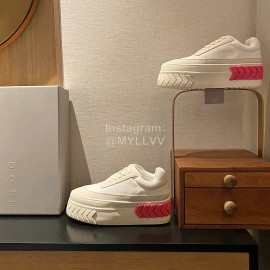 Both Autumn And Winter New Leather Sports Casual Shoes For Women White