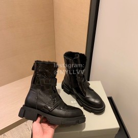 Both Autumn Winter Soft Cowhide High Heeled Boots For Women Black