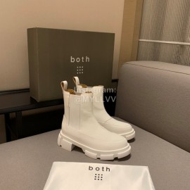 Both Autumn Winter White Soft Cowhide High Heeled Boots For Women