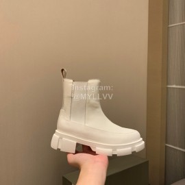 Both Autumn Winter White Soft Cowhide High Heeled Boots For Women