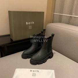 Both Autumn Winter Black Soft Cowhide High Heeled Boots For Women