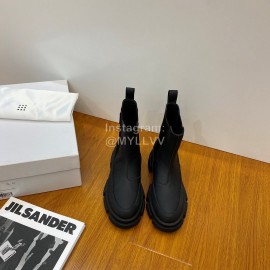 Both Fall Winter New Soft Leather Chelsea Boots For Women Black