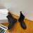 Both Fall Winter New Soft Leather Chelsea Boots For Women Black