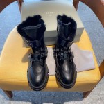 Both Fall Winter New Soft Leather Short Boots For Women Black