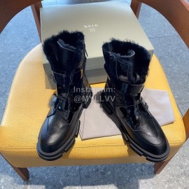 Both Fall Winter New Soft Leather Short Boots For Women Black