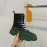Both Co Branded Monse Fall Winter Lace Up Boots For Women Black