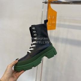 Both Co Branded Monse Fall Winter Lace Up Boots For Women Black