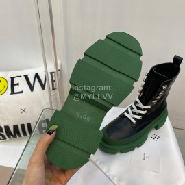 Both Co Branded Monse Fall Winter Lace Up Boots For Women Black