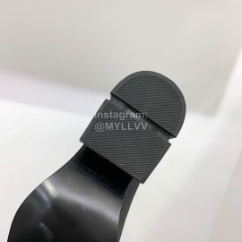 Both Spring New Leather High Heeled Boots For Women Black