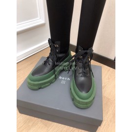 Both Fashion Leather High Heeled Long Boots For Women Black