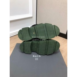 Both Fashion Leather High Heeled Long Boots For Women Black