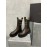 Bottega Veneta Autumn Winter Brown Calf Leather Thick Soled Boots 