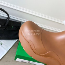 Bottega Veneta Winter Lamb Wool Waterproof Cute Boots For Women Brown