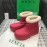Bottega Veneta Winter Lamb Wool Waterproof Short Boots For Women Rose Red