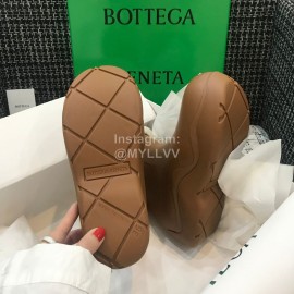 Bottega Veneta Winter Lamb Wool Waterproof Short Boots For Women Brown