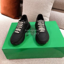 Bottega Veneta Autumn Winter Black Fashion Thick Soles Sneakers 