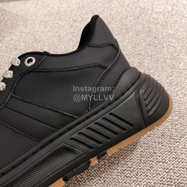 Bottega Veneta Autumn Winter Black Fashion Thick Soles Sneakers 