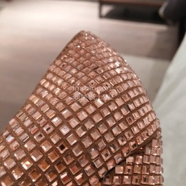 Bottega Veneta Autumn And Winter New Shining High Heels For Women Gold