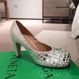 Bottega Veneta Autumn And Winter New Shining High Heels For Women 