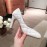 Bottega Veneta Autumn And Winter New Leather High Heels For Women White